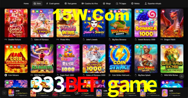333bet game: Seu Cassino Premiado com Pagamentos Rápidos